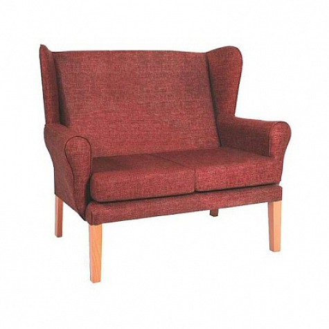 York 2-Seat Care Home Wing Sofa